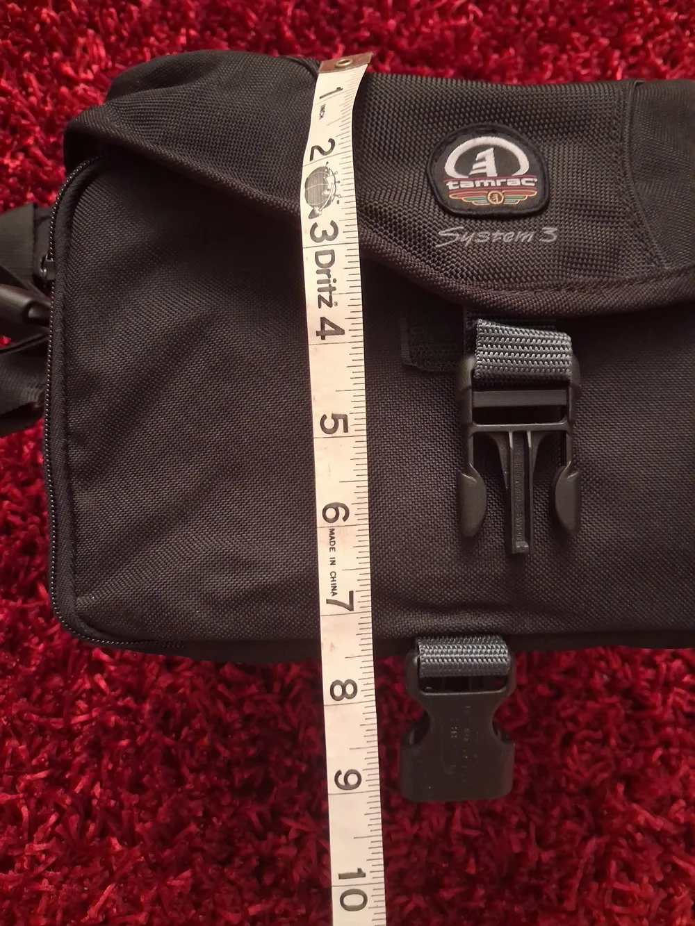 System 5 Black Camera Shoulder Bag